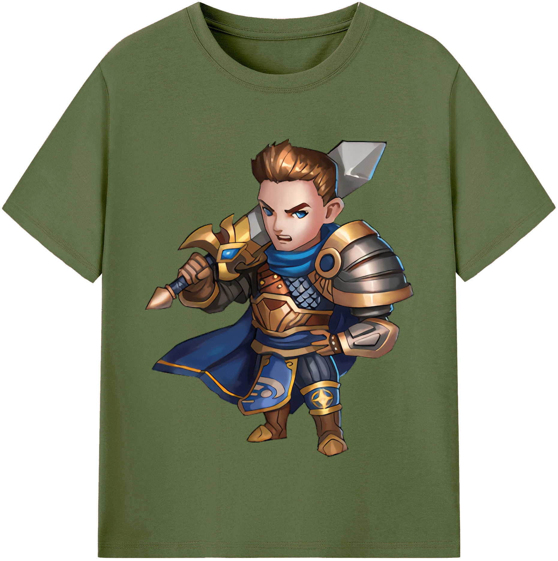 リーグ・オブ・レジェンド League of Legends LOL 綿100％半袖Tシャツ（フロントプリント）